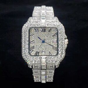 Luxury Iced Out Diamond Watch